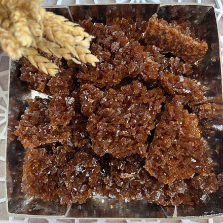 پرده نبات شکرقهوه ای
