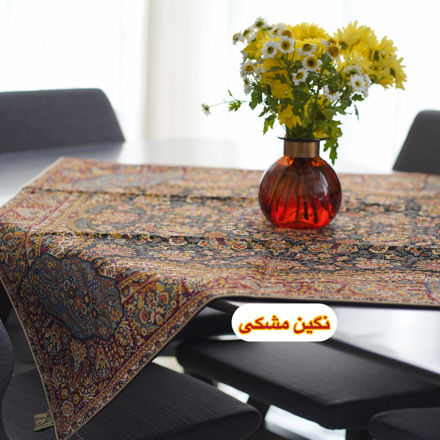 تصویر  ترمه طرح نگین سایز۱*۱