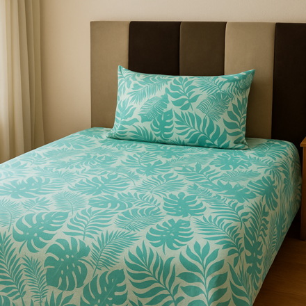 تصویر  روانداز/روتختی دونفره تمام نخ ژاکارد هاوایی