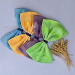 تصویر  دستمال دوتایی ژاکارد طرح اناناس