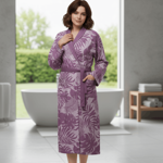 تصویر  حوله لباسی هاوایی تمام نخ ژاکارد