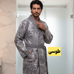 تصویر  حوله لباسی هاوایی تمام نخ ژاکارد